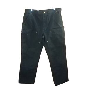 VTG Carhartt B01-BLK Double Knee Pant Mens 40x32 Black Duck Work Carpenter